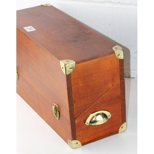 284 - Wooden campaign style box and a Smith's Potato Crisps advertising tin