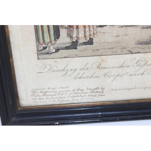 334 - An early 19th century German print 