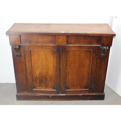 4 - A Victorian mahogany sideboard