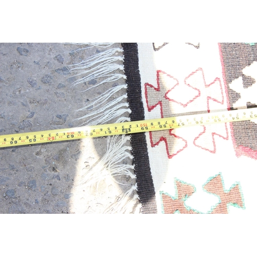 201 - A colourful Kilim runner rug