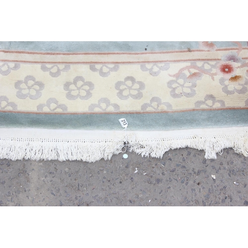 213 - A large Chinese thick pile rug