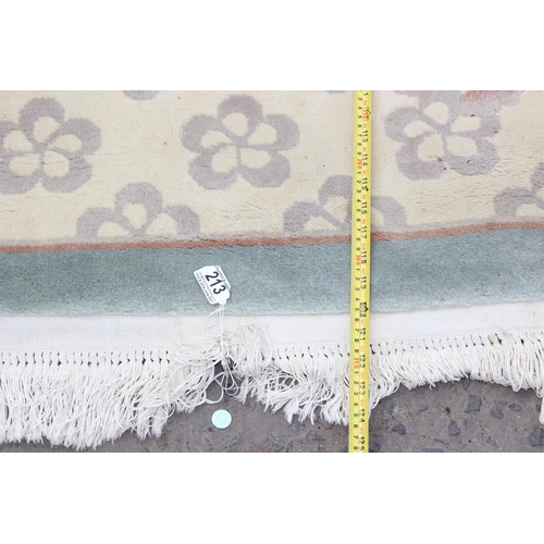 213 - A large Chinese thick pile rug
