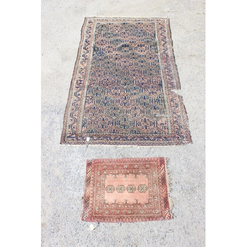 223 - 2 antique rugs