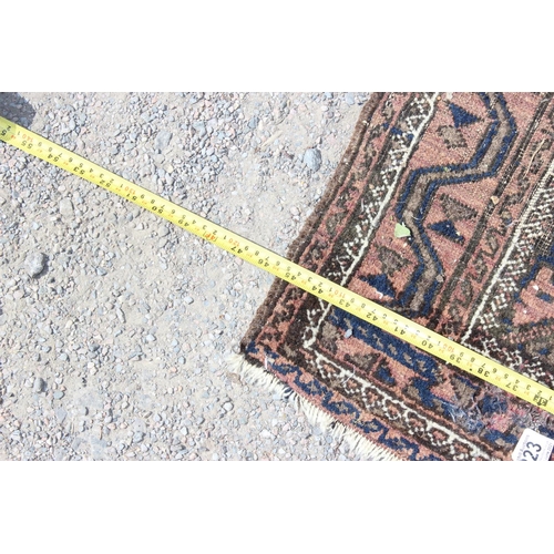 223 - 2 antique rugs
