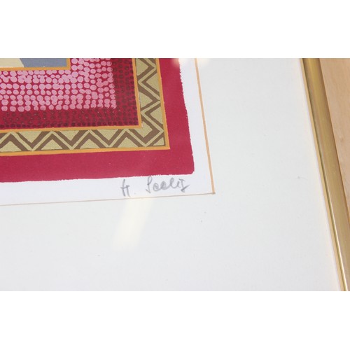324 - A pair of limited edition Indian Mughal type prints bearing indistinct signature