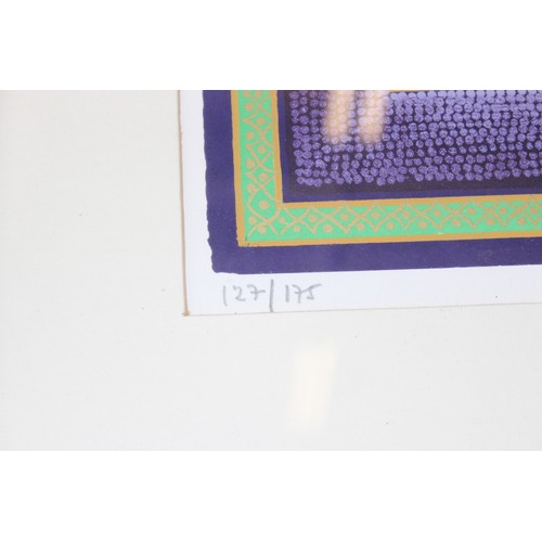 324 - A pair of limited edition Indian Mughal type prints bearing indistinct signature