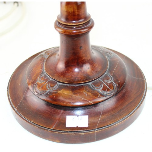 244 - Vintage wooden table lamp