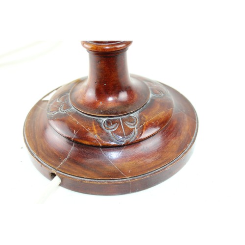244 - Vintage wooden table lamp