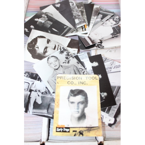 1526 - A large qty of Elvis collectors' photographic cards - reputedly 8 complete sets, numbering around 50... 