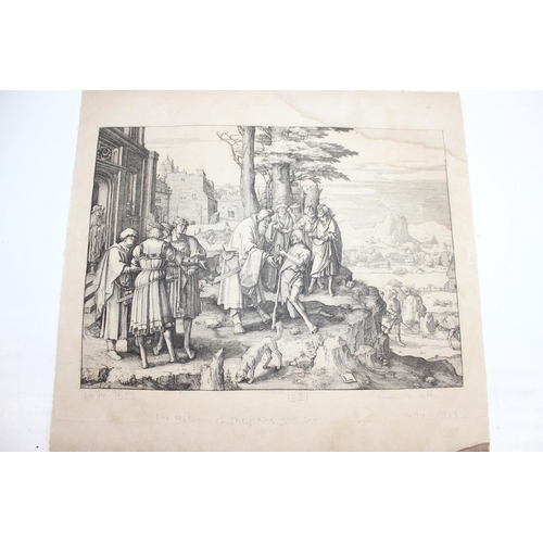 324 - Lucas van Leyden engraving 