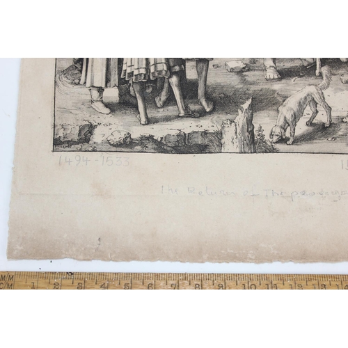 324 - Lucas van Leyden engraving 