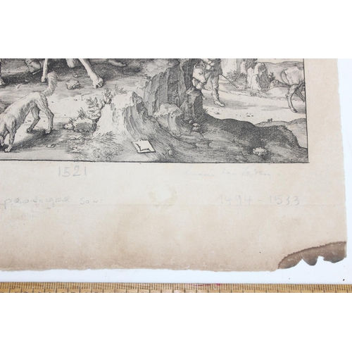 324 - Lucas van Leyden engraving 