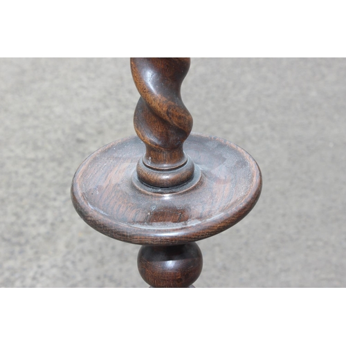 230 - Vintage barleytwist standard lamp/ candle stand