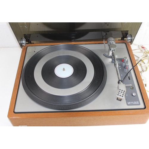 704 - Goldring Lenco GL85 Made Switzerland record turntable