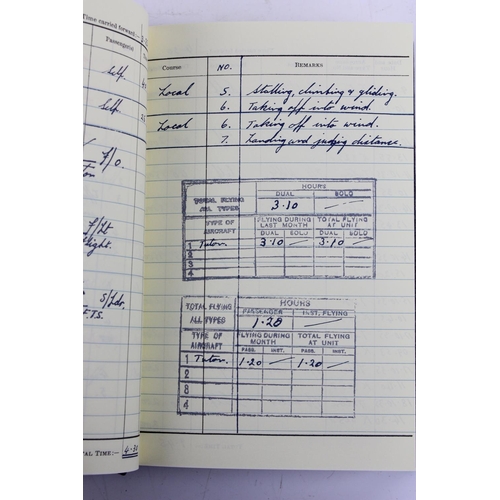 1013 - An exact facsimile copy of the Flying Log Book of Wing Commander Robert Stanford Tuck one of the Roy... 