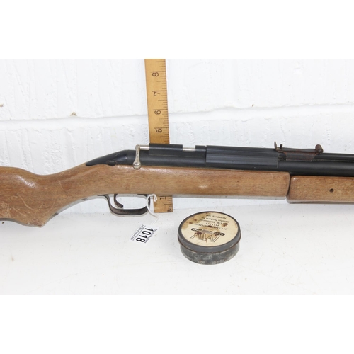 1018 - Sheridan “Blue Streak” pump up air rifle, .20 cal with pellets