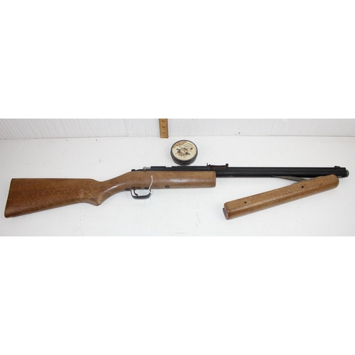 1018 - Sheridan “Blue Streak” pump up air rifle, .20 cal with pellets