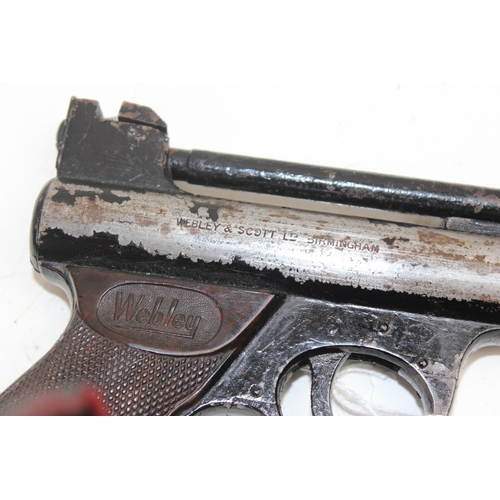 1021 - Pre-War Webley Mk 1 air pistol