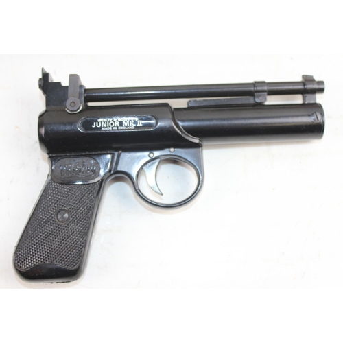 1023 - Webley Junior air pistol in original box