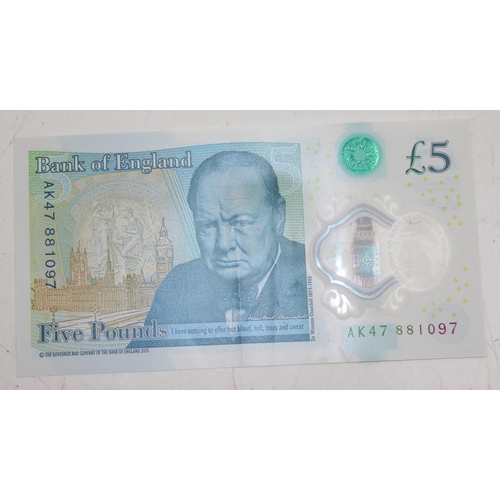 1304 - 2015 Winston Churchill AK47 serial number banknote