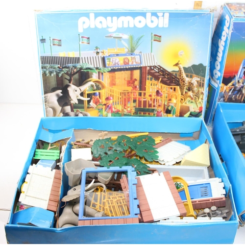 1461 - 2 boxed Playmobil sets 3841 Castle & 3634 Zoo