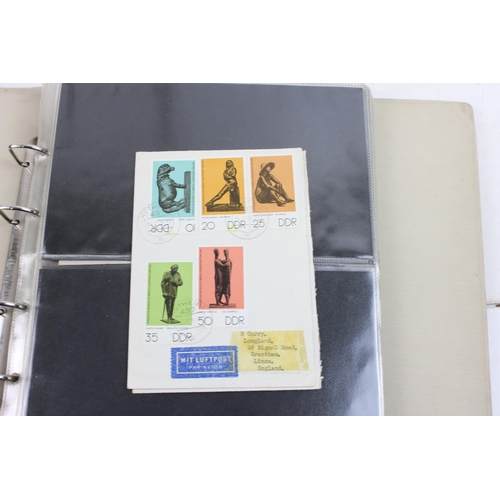 1531 - 4 albums of various stamps - mainly FDC