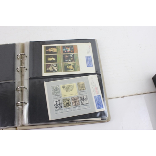 1531 - 4 albums of various stamps - mainly FDC