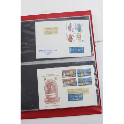 1531 - 4 albums of various stamps - mainly FDC