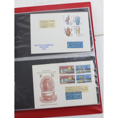 1531 - 4 albums of various stamps - mainly FDC