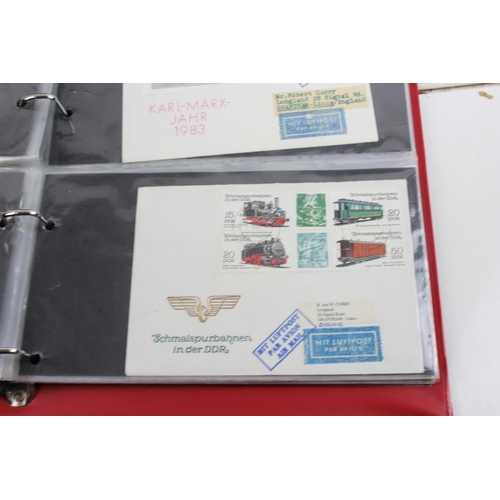 1531 - 4 albums of various stamps - mainly FDC