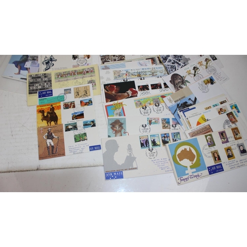 1536 - Stamps - Australia - 40 First day covers & 12 Cards