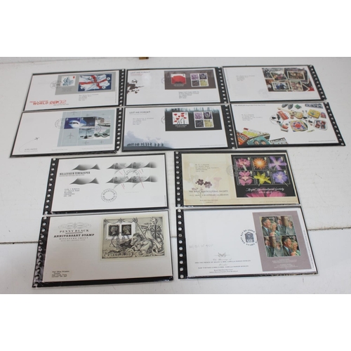 1542 - Stamps -  GB FDCs Minisheets  ( 20 )