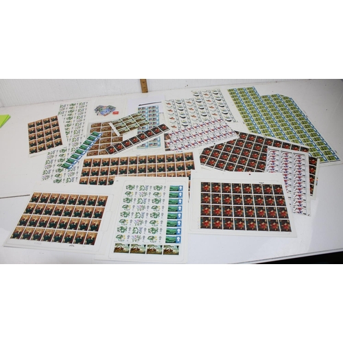 1545 - Stamps - GB Mint, many part sheets