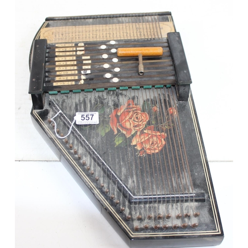 557 - Antique Zither