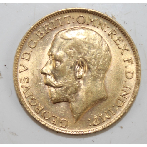 1313 - 1915 Gold Full Sovereign Coin