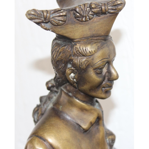 1633 - An Extremely Large bronze of 18th century style in the form of a uniformed mounted rider