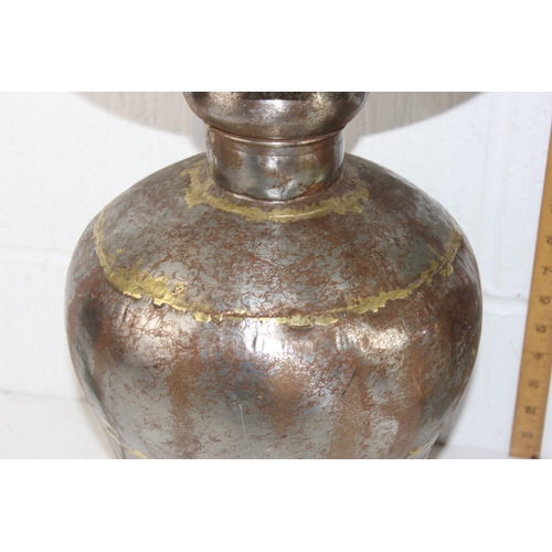 251 - A pair of industrial metal style lamps