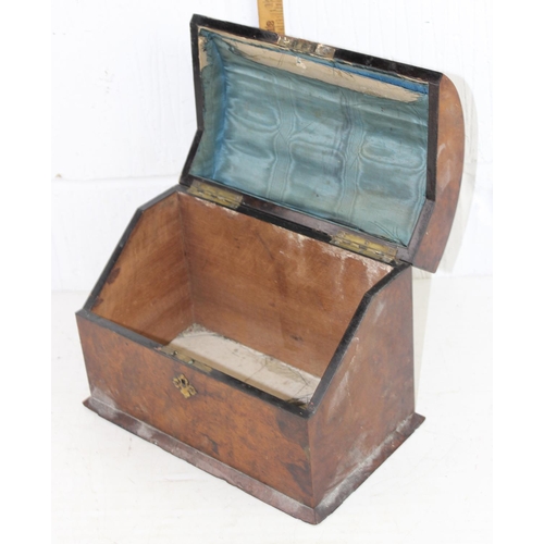 282 - Antique dome topped box