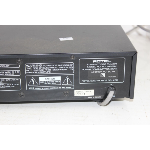 730 - Rotel Stereo Component Compact Disc Player RCD 9658X