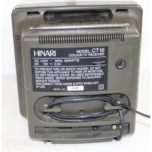 735 - Hinari CT16 Traveller Retro portable TV