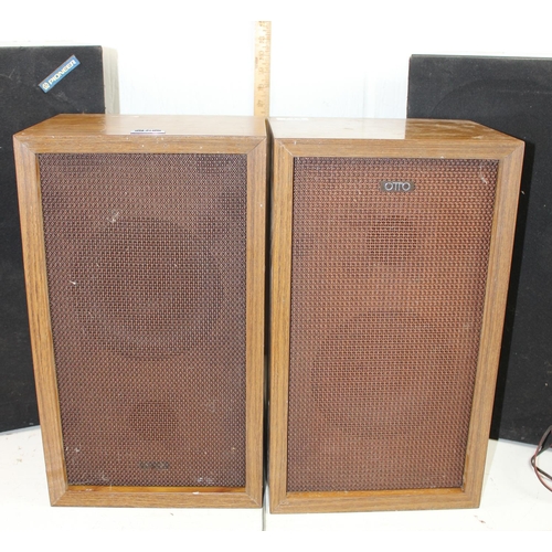 744 - 2 pairs of Speakers- Otto & Pioneer