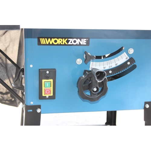 791 - Workzone Saw bench and blades