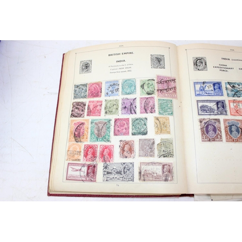 1561 - Antique stamp album and contents to inc many 19th century British Colonies and Australian states etc... 