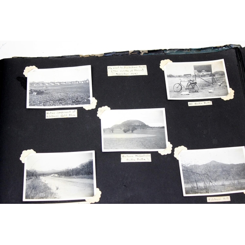 1053 - WW2 RAF medal group and 2 period photograph albums - mainly photographs of South Africa and Zimbabwe... 