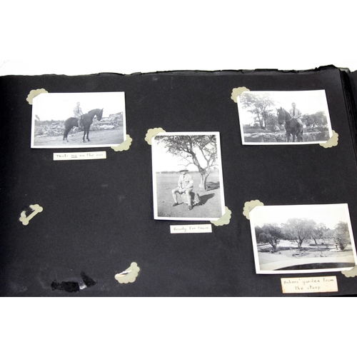 1053 - WW2 RAF medal group and 2 period photograph albums - mainly photographs of South Africa and Zimbabwe... 