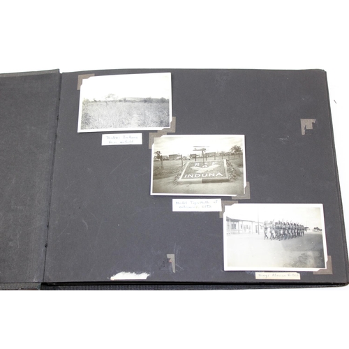 1053 - WW2 RAF medal group and 2 period photograph albums - mainly photographs of South Africa and Zimbabwe... 