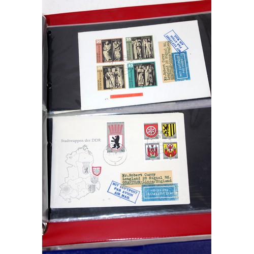 1531 - 4 albums of various stamps - mainly FDC