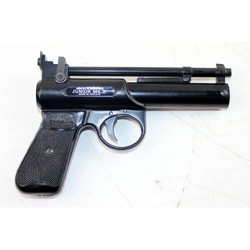 1023 - Webley Junior air pistol in original box