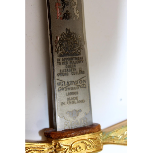 1045 - A pair of QEII period masonic ceremonial swords by Wilkinsons