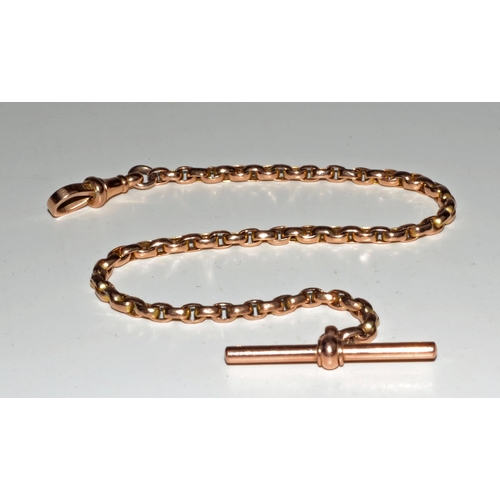 1219 - 9ct Gold watch-chain - 12.5g